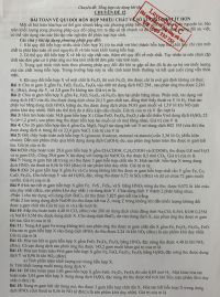 Chuy&ecirc;n đề: B&agrave;i to&aacute;n về quy đổi hỗn hợp nhiều chất về số lượng chất &iacute;t hơn