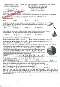 Đề thi thử vào 10 THPT chuyên Sư Phạm lần 2 môn Toán chung năm 2025-2026