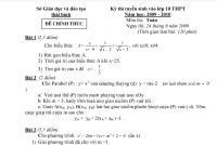 Đề thi tuyển sinh vào lớp 10 THPT môn Toán tỉnh Thái Bình năm 2009