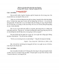 Đề thi tuyển sinh vào 10 môn Ngữ Văn Trường THPT CHUYÊN - Đại học Sư phạm Hà Nội năm 2014