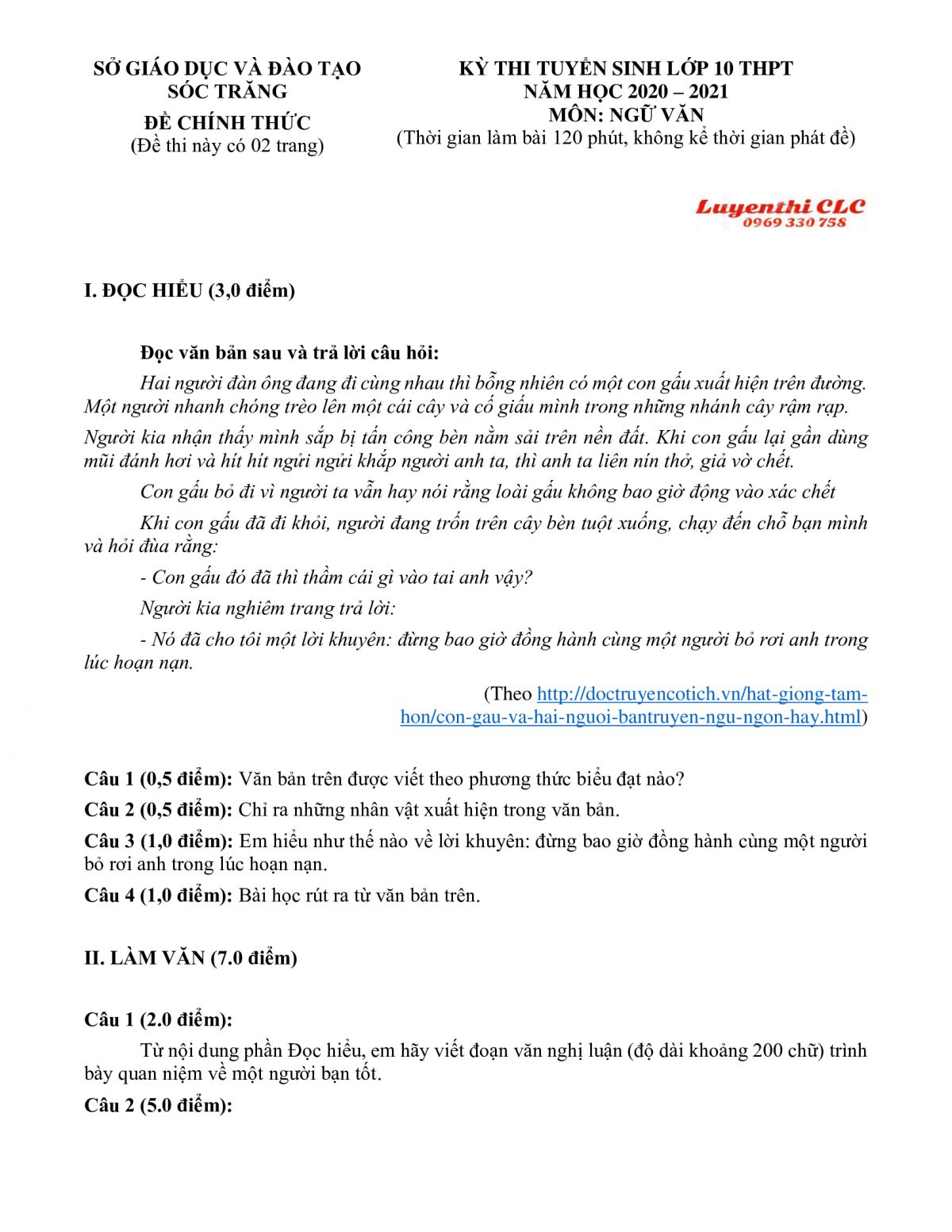 Đề thi chọn HSG môn Địa lí khối 12 Trường THPT CHUYÊN Nguyễn Trãi tỉnh Hải Dương năm 2019