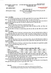 Đề thi chọn HSG v&ograve;ng tỉnh lớp 9 m&ocirc;n Địa L&iacute; v&agrave; đ&aacute;p &aacute;n tỉnh Ki&ecirc;n Giang năm 2013