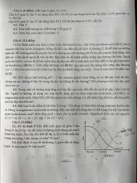 Đề thi Olympic th&aacute;ng 4 m&ocirc;n H&oacute;a Học lớp 8 THCS tại Th&agrave;nh phố Hồ Ch&iacute; Minh năm 2021