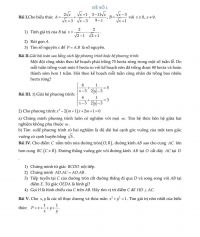 Tuyển tập đề &ocirc;n tập học k&igrave; 1 m&ocirc;n To&aacute;n lớp 9